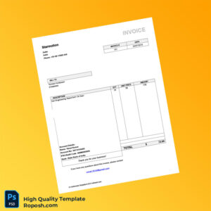 India Starmotion Invoice Template in Word and PDF formats India Starmotion Invoice Template in Word and PDF formats