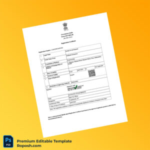 Customizable India State Tax Authority GST Registration Certificate Editable Word & PDF Template 3 page Customizable India State Tax Authority GST Registration Certificate Editable Word & PDF Template 3 page