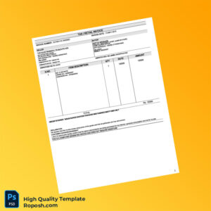 India TVS Electronics Ltd Invoice Template in Word and PDF formats