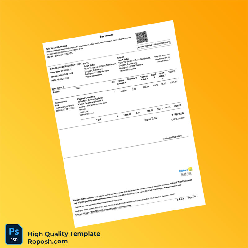 India Tech-Connect Retail Private Limited Credit Note Template in Word and PDF formats 7 page India Tech-Connect Retail Private Limited Credit Note Template in Word and PDF formats 7 page
