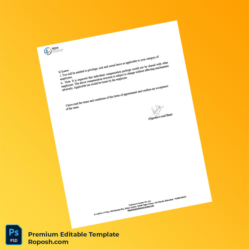 Customizable India Tech System Pvt Ltd Employment Verification Letter Word & PDF Template 5 page Customizable India Tech System Pvt Ltd Employment Verification Letter Word & PDF Template 5 page