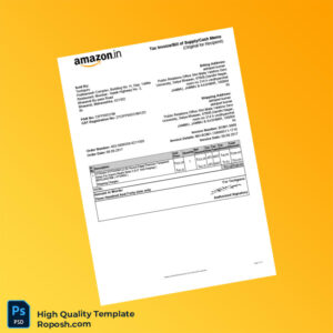 India Techguru Invoice Template in Word and PDF formats