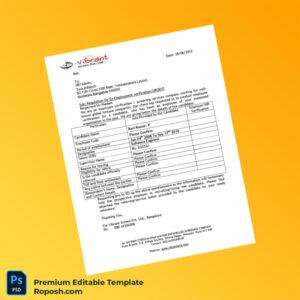 Customizable India Tera Infotech Employment Verification Letter Word & PDF Template Customizable India Tera Infotech Employment Verification Letter Word & PDF Template