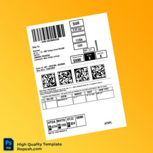 India The Giftery Tax Invoice Template in Word and PDF formats 2 page