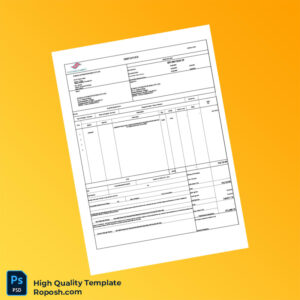 India Toprun Automotive Invoice Template in Word and PDF formats 6 page