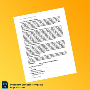 Customizable India Trademark Registration Certificate Editable Word & PDF Template 3 page Customizable India Trademark Registration Certificate Editable Word & PDF Template 3 page