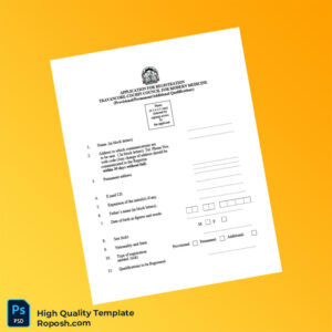 India Travancore-Cochin Council for Modern Medicine Registration Certificate Template in Word and PDF formats 4 page India Travancore-Cochin Council for Modern Medicine Registration Certificate Template in Word and PDF formats 4 page