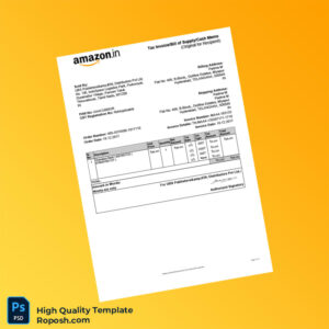 India UBS Publishers Tax Invoice Template in Word and PDF formats