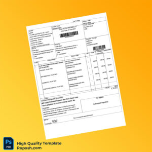 India Unknown Invoice Template in Word and PDF formats India Unknown Invoice Template in Word and PDF formats