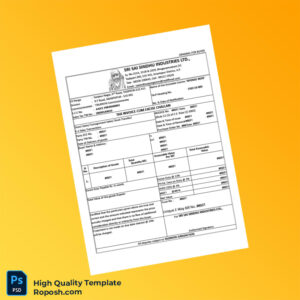 India V R Minerals Tax Invoice Template in Word and PDF formats 8 page