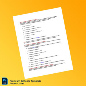 Customizable India Vehicle Re-Registration Certificate Editable Word & PDF Template 2 page Customizable India Vehicle Re-Registration Certificate Editable Word & PDF Template 2 page