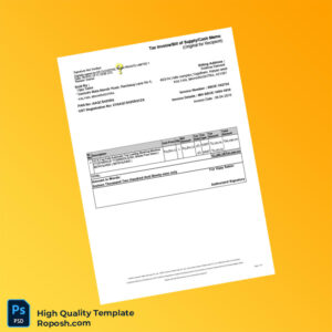 India Vijay Sales Invoice Template in Word and PDF formats