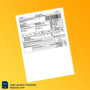 India Wakefit Innovations Pvt Ltd Invoice Template in Word and PDF formats