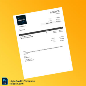 India iGaming Network Invoice Template in Word and PDF formats