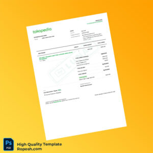 Indonesia Aditya Motor Invoice Template in Word and PDF formats 2 page