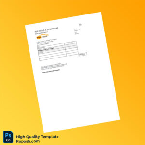 Indonesia Bee Home Furniture Invoice Template in Word and PDF formats 7 page Indonesia Bee Home Furniture Invoice Template in Word and PDF formats 7 page