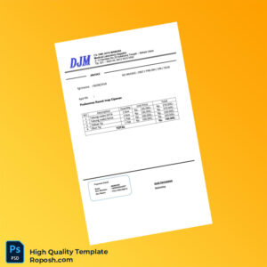 Indonesia CV DWI JAMA MANDIRI Invoice Template in Word and PDF formats