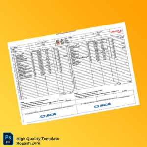 Indonesia Invoice Bahan Baku Template in Word and PDF formats 3 page