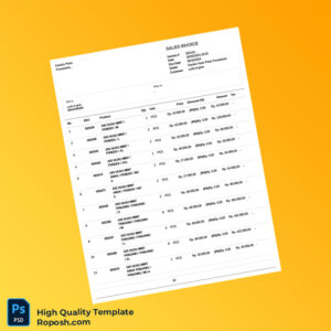 Indonesia Kaosku Polos Invoice Template in Word and PDF formats 2 page