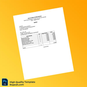 Indonesia Kios Istana Yatim Dhuafa Invoice Template in Word and PDF formats 2 page