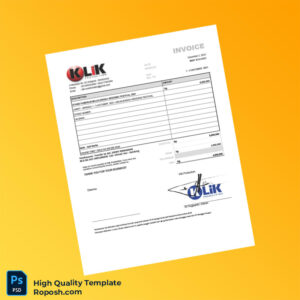 Indonesia Klik Production Invoice Template in Word and PDF formats 3 page Indonesia Klik Production Invoice Template in Word and PDF formats 3 page