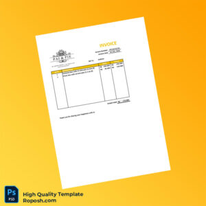 Indonesia PAI PIE Invoice Template in Word and PDF formats