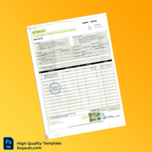 Indonesia PT Daya Kobleco Construction Machinery Indonesia Invoice Template in Word and PDF formats 5 page Indonesia PT Daya Kobleco Construction Machinery Indonesia Invoice Template in Word and PDF formats 5 page