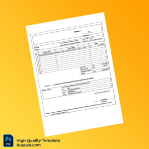 Indonesia PT Kalimantan Sawit Kusuma Invoice Template in Word and PDF formats 4 page
