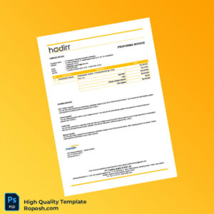 Indonesia PT Rahwana Teknologi Proforma Invoice Template in Word and PDF formats