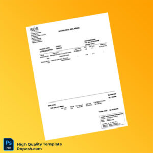 Indonesia PT Sinar Eka Selaras Invoice Template in Word and PDF formats