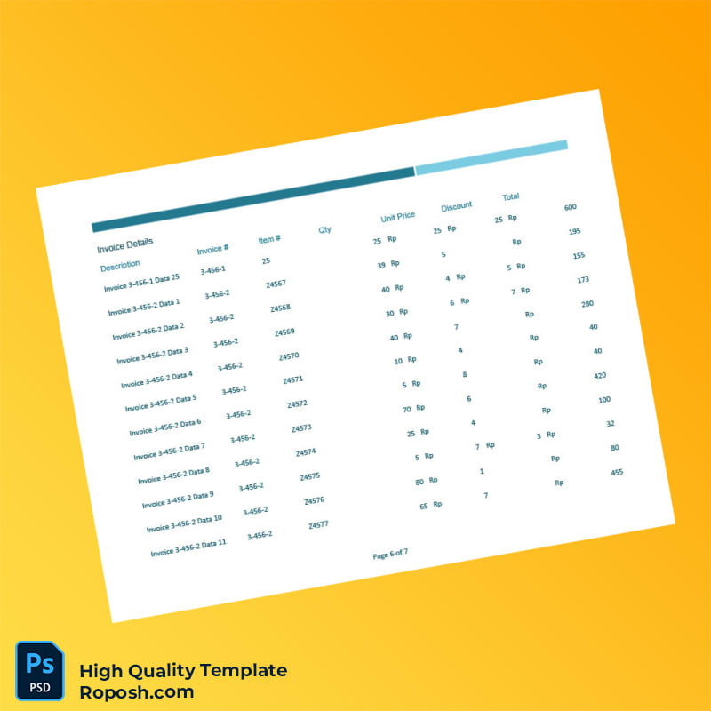 Indonesia PT Tunggang Jagad Invoice Template in Word and PDF formats 7 page Indonesia PT Tunggang Jagad Invoice Template in Word and PDF formats 7 page