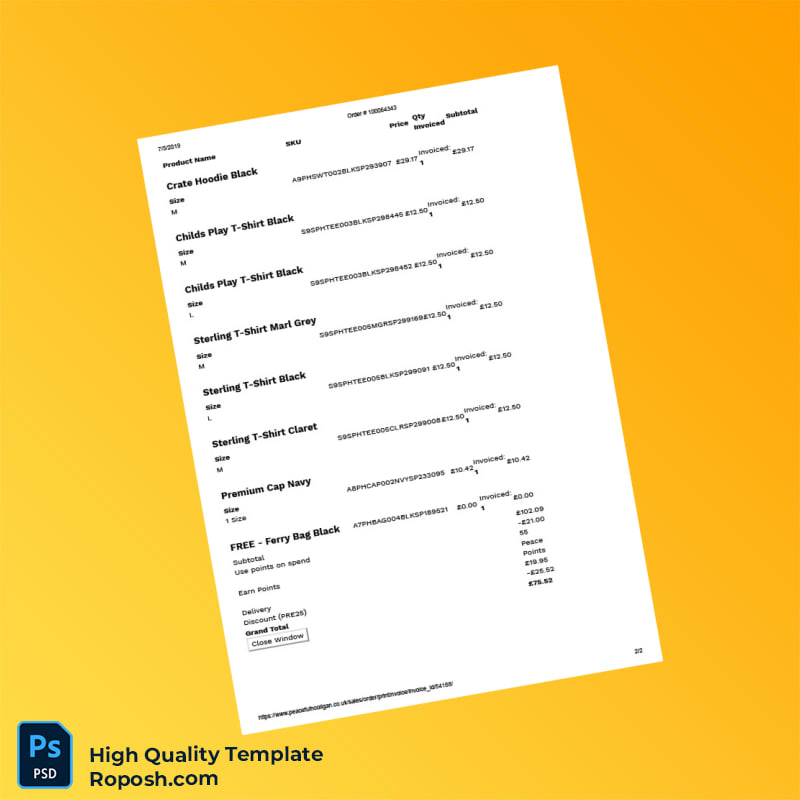Indonesia Peaceful Hooligan Invoice Template in Word and PDF formats 2 page Indonesia Peaceful Hooligan Invoice Template in Word and PDF formats 2 page