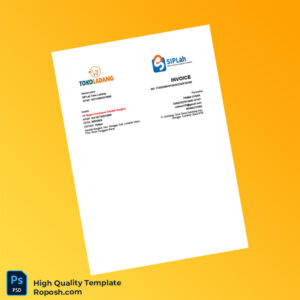 Indonesia SIPLah Toko Ladang Invoice Template in Word and PDF formats