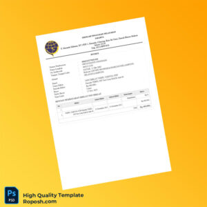 Indonesia Sekolah Tinggi Ilmu Pelayaran Invoice Template in Word and PDF formats 2 page