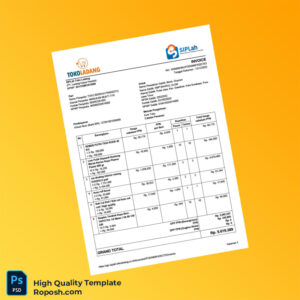 Indonesia Toko Berkah Pangestu Invoice Template in Word and PDF formats 3 page Indonesia Toko Berkah Pangestu Invoice Template in Word and PDF formats 3 page