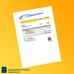 Indonesia Transport Samarinda Invoice Template in Word and PDF formats