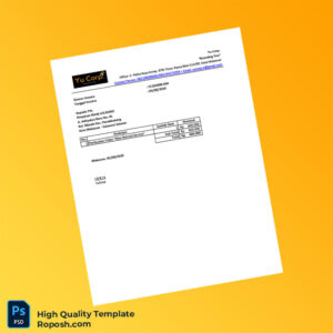 Indonesia YuCorp Invoice Template in Word and PDF formats 2 page