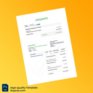 Indonesia hiolshop Invoice Template in Word and PDF formats Indonesia hiolshop Invoice Template in Word and PDF formats