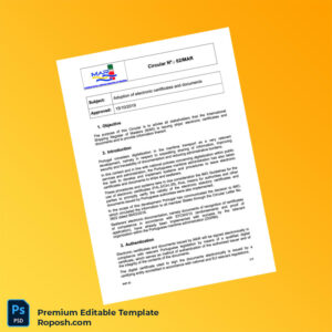 Customizable International Shipping Register of Madeira Registration Certificate Editable Word & PDF Template 3 page