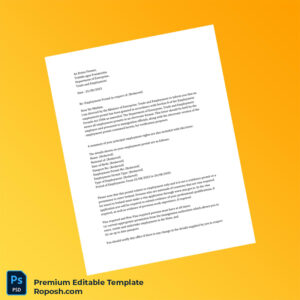 Customizable Ireland Employment Permit Employment Verification Letter Word & PDF Template 4 page