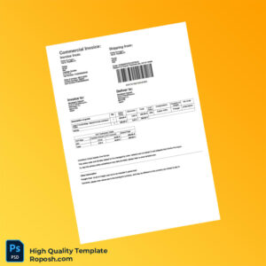 Italy Farfetch Commercial Invoice Template in Word and PDF formats 2 page Italy Farfetch Commercial Invoice Template in Word and PDF formats 2 page