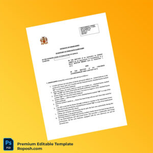 Customizable Jamaica Sarah James Employment Verification Letter Word & PDF Template 4 page