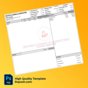 Jan Pro Cleaning & Disinfecting pay stub word and pdf template Jan Pro Cleaning & Disinfecting pay stub word and pdf template