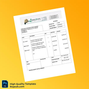 Kenya Feng Hui Construction Limited Invoice Template in Word and PDF formats Kenya Feng Hui Construction Limited Invoice Template in Word and PDF formats
