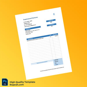 Kenya Sceptrewood Ventures Invoice Template in Word and PDF formats 4 page