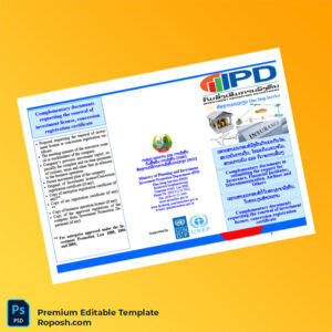 Customizable Laos Investment Promotion Department Registration Certificate Editable Word & PDF Template 2 page Customizable Laos Investment Promotion Department Registration Certificate Editable Word & PDF Template 2 page