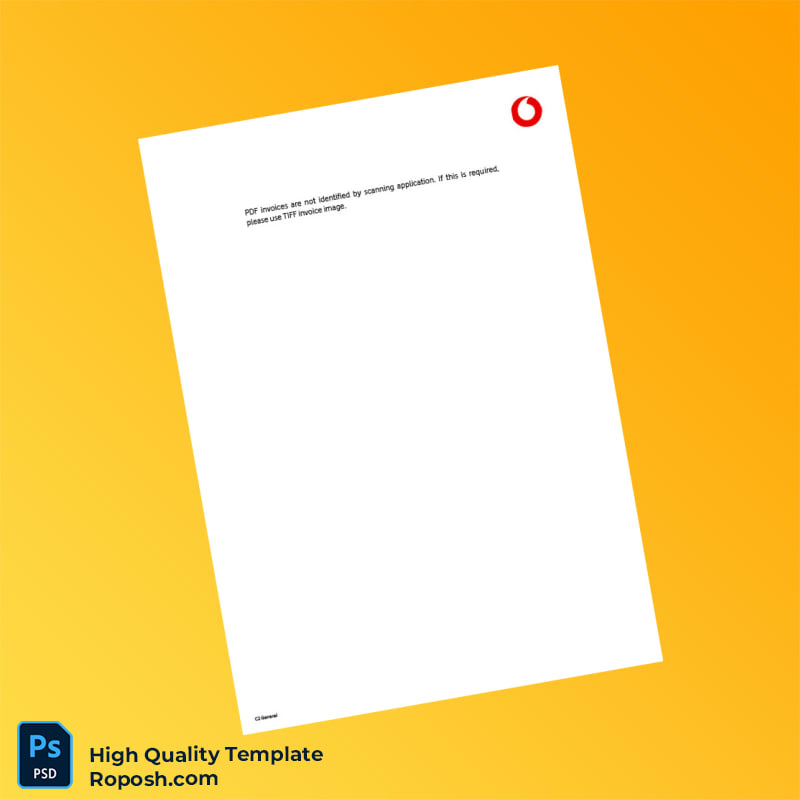 Luxembourg Vodafone Invoice Guide Template in Word and PDF formats 3 page Luxembourg Vodafone Invoice Guide Template in Word and PDF formats 3 page