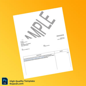 Macedonia Mile Kolev Invoice Template in Word and PDF formats 2 page