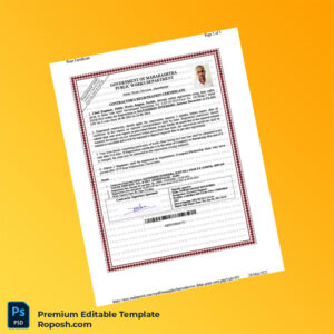 Customizable Maharashtra Public Works Department Contractor Registration Certificate Editable Word & PDF Template Customizable Maharashtra Public Works Department Contractor Registration Certificate Editable Word & PDF Template