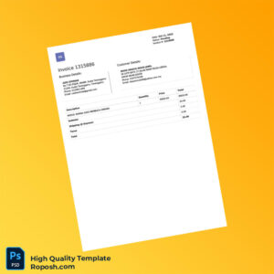Malaysia Aziz Othman Invoice Template in Word and PDF formats